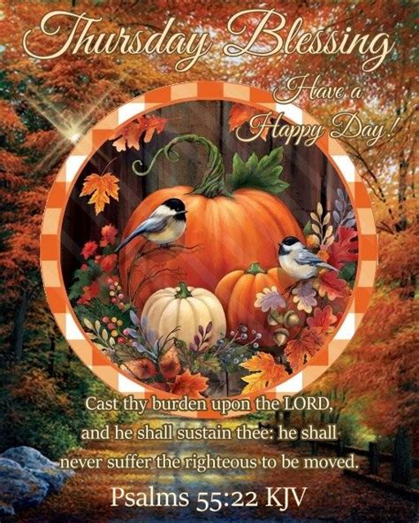 fall thursday blessings